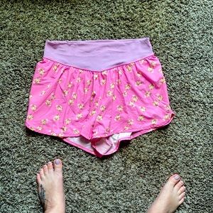 Aerie floral shorts large